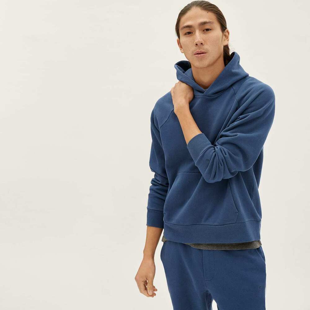 Everlane The Track Hoodie Blue Base - Size M